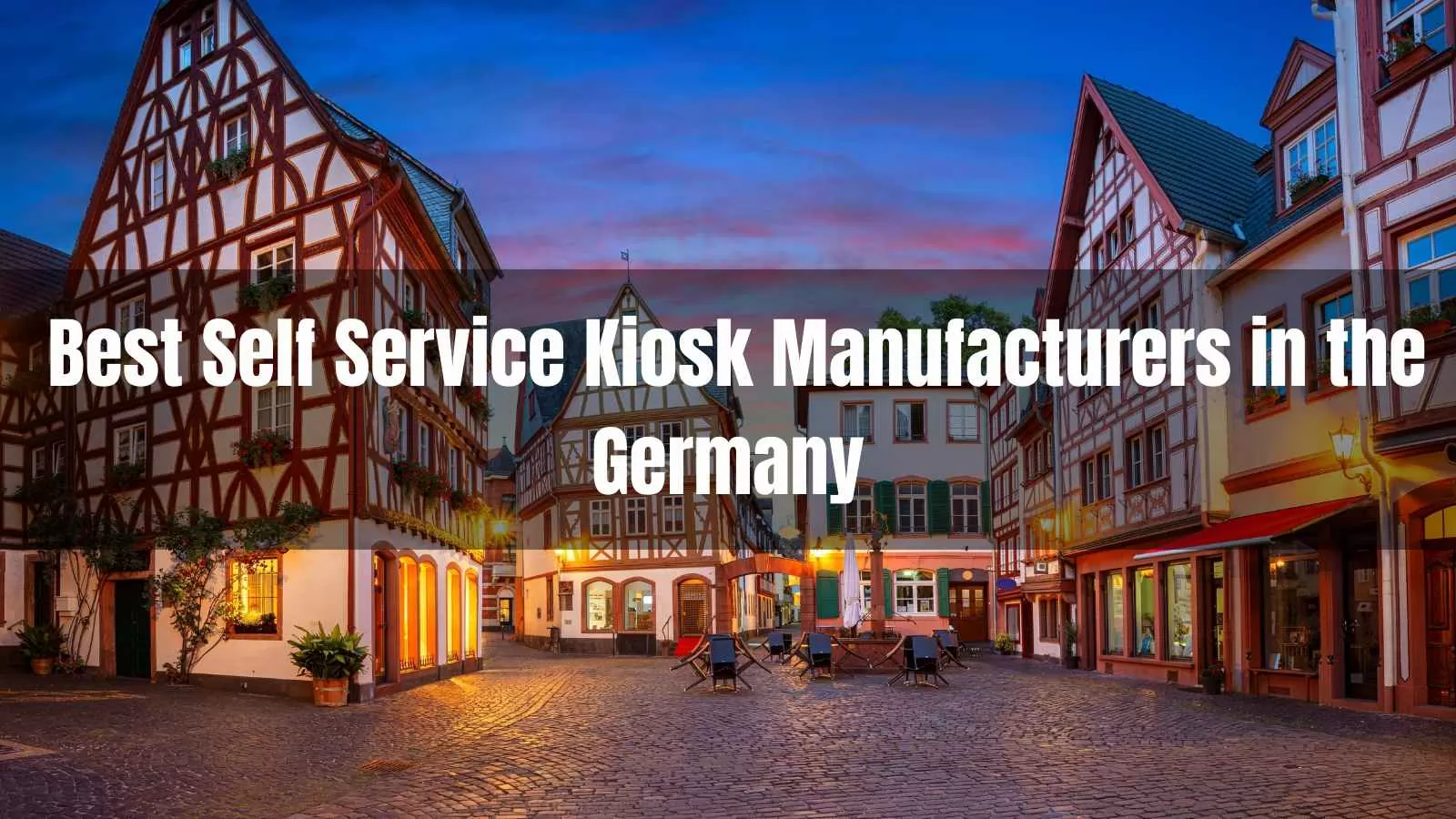 Top Self Service Kiosk Manufacturers and Suppliers in Germany